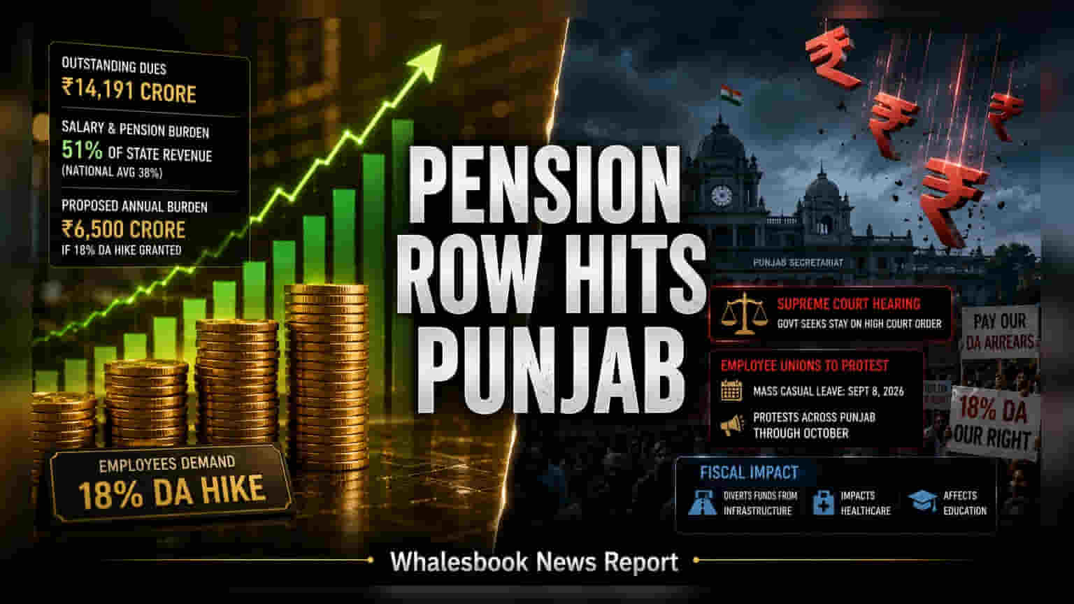 Punjab Government: DA એરિયર્સ ચૂકવવાના હાઈકોર્ટના આદેશ સામે સુપ્રીમ કોર્ટ પહોંચી પંજાબ સરકાર