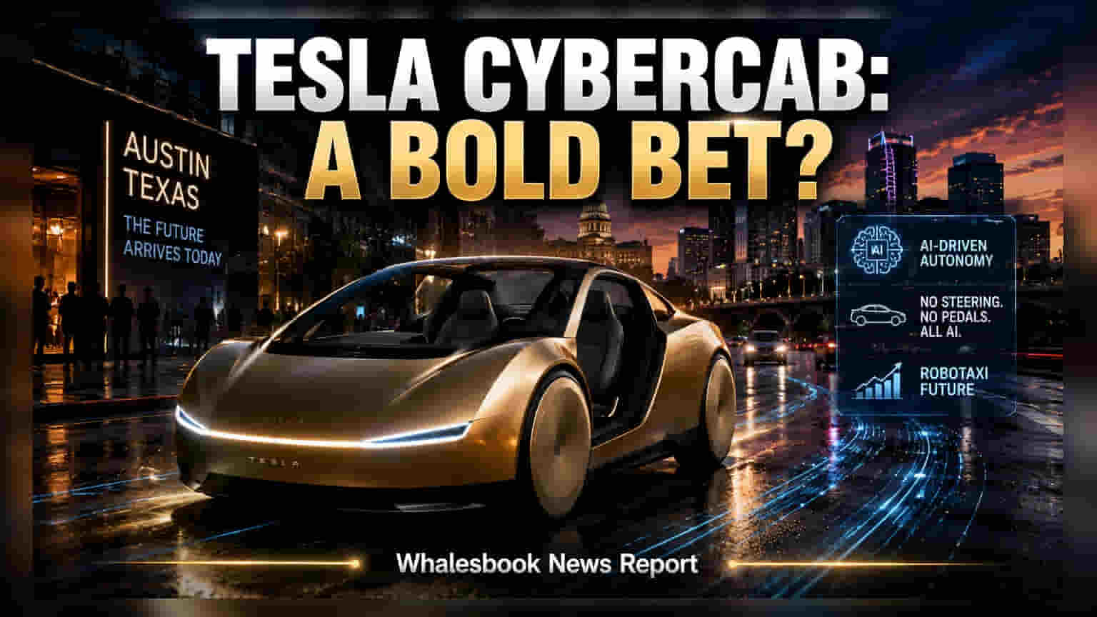 Tesla का बड़ा दांव: ऑस्टिन में 'Cybercab' से होगी रोबोटैक्सी युग की शुरुआत, क्या शेयर में आएगी तेजी?