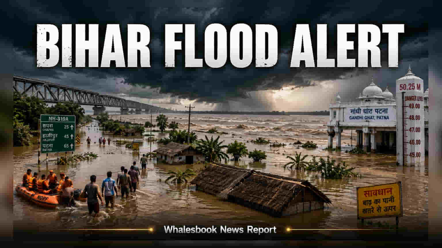 Bihar Floods: గంగా నది ఉగ్రరూపం.. 13 జిల్లాల్లో ప్రమాద స్థాయిని దాటిన నీటిమట్టం