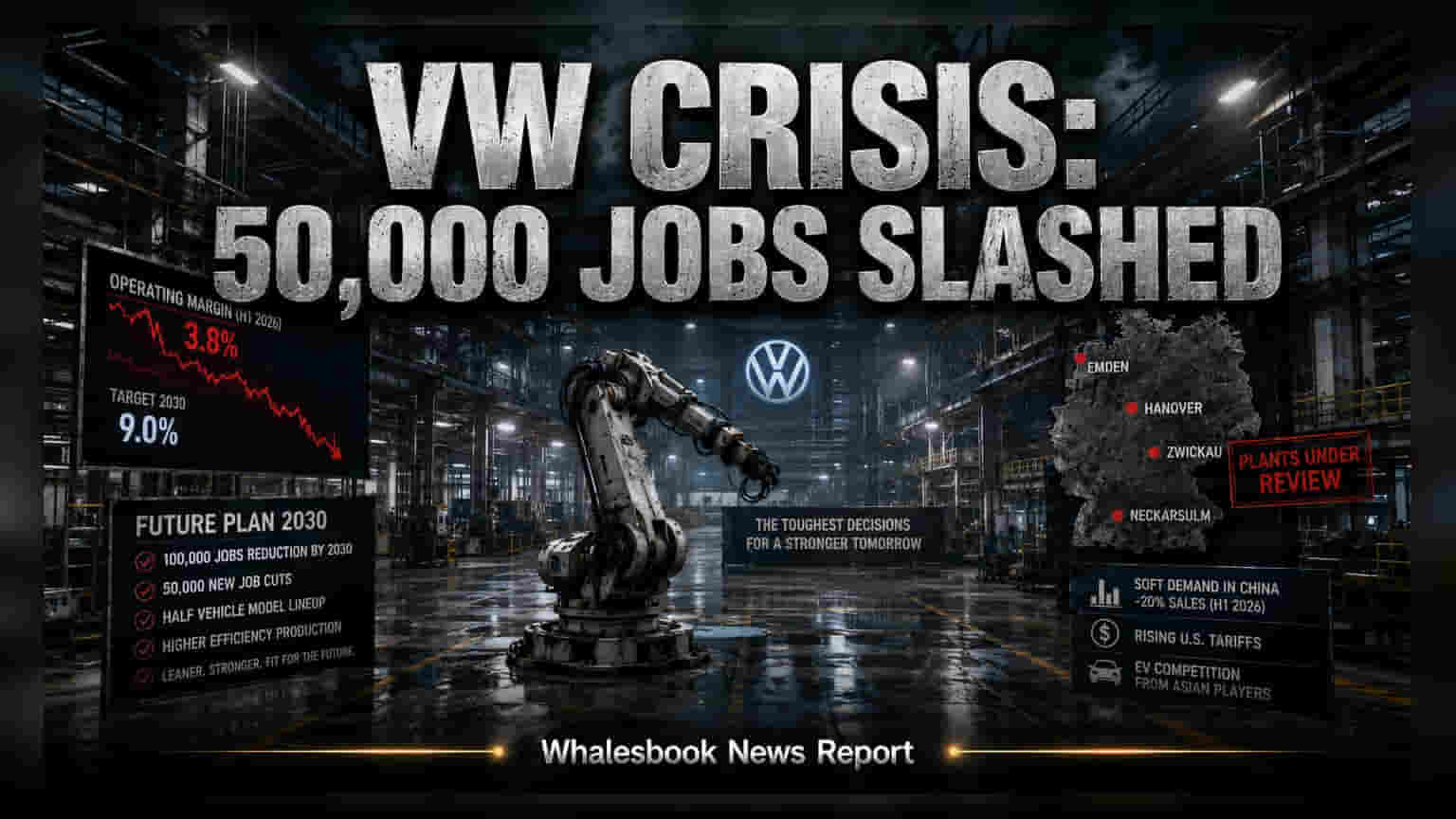 Volkswagen 'Future Plan 2030': அதிரடி பணிநீக்கம்! 1 லட்சம் ஊழியர்கள் நீக்கம், லாபத்தை உயர்த்த திட்டம்