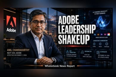 Adobe Names Anil Chakravarthy CEO From Dec 1; Stock Dips