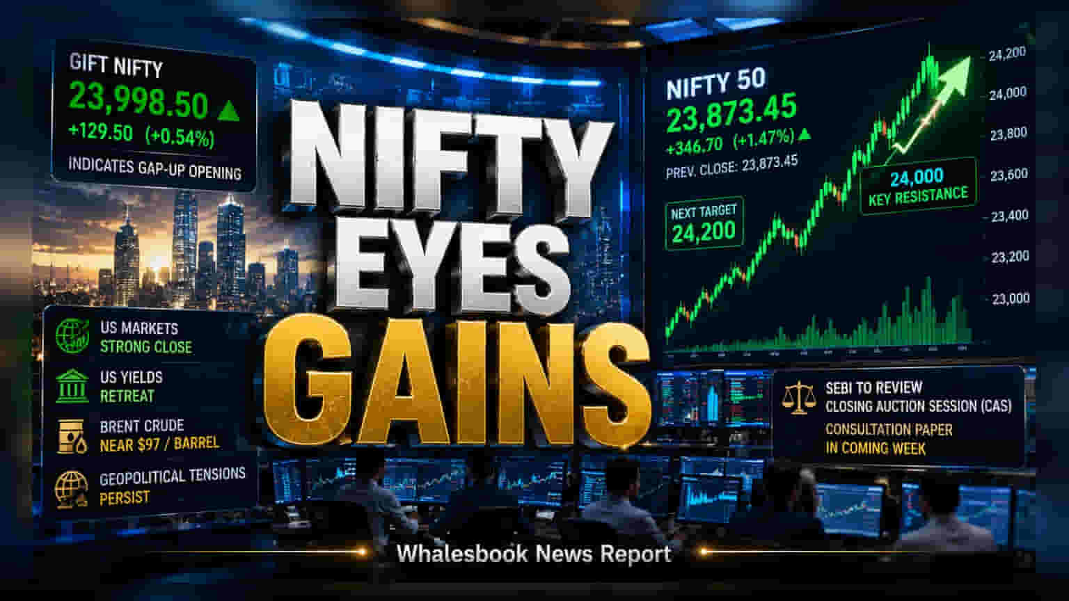 Nifty 24,000 இலக்கை நோக்கி முன்னேற்றம்! SEBI-யின் முக்கிய அறிவிப்பால் முதலீட்டாளர்கள் ஆர்வம்