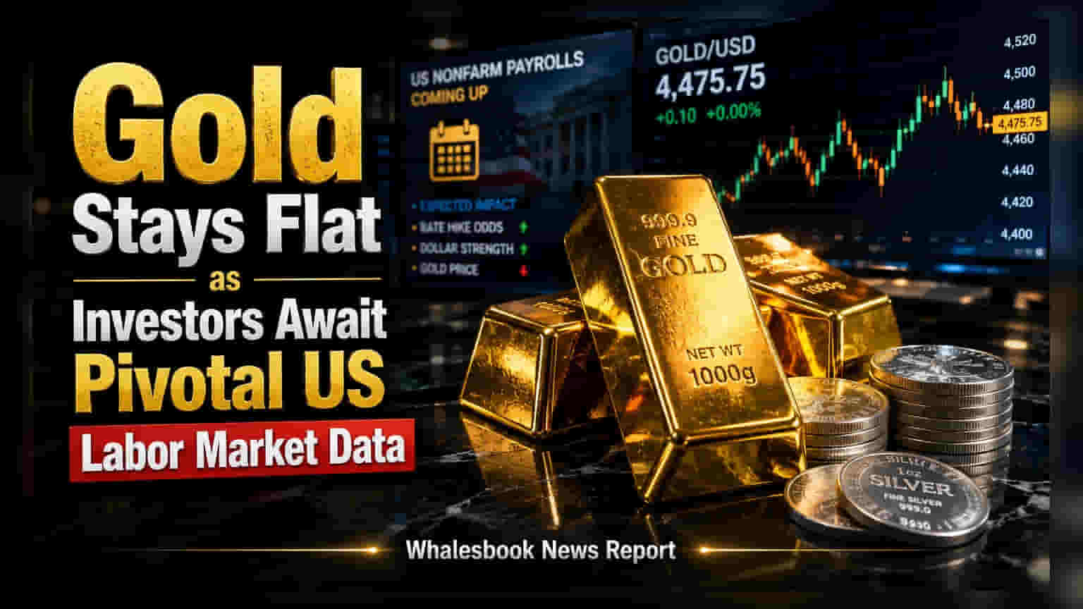 Gold Price: స్థిరంగా బంగారం ధర.. అమెరికా జాబ్స్ డేటా కోసం ఇన్వెస్టర్ల నిరీక్షణ