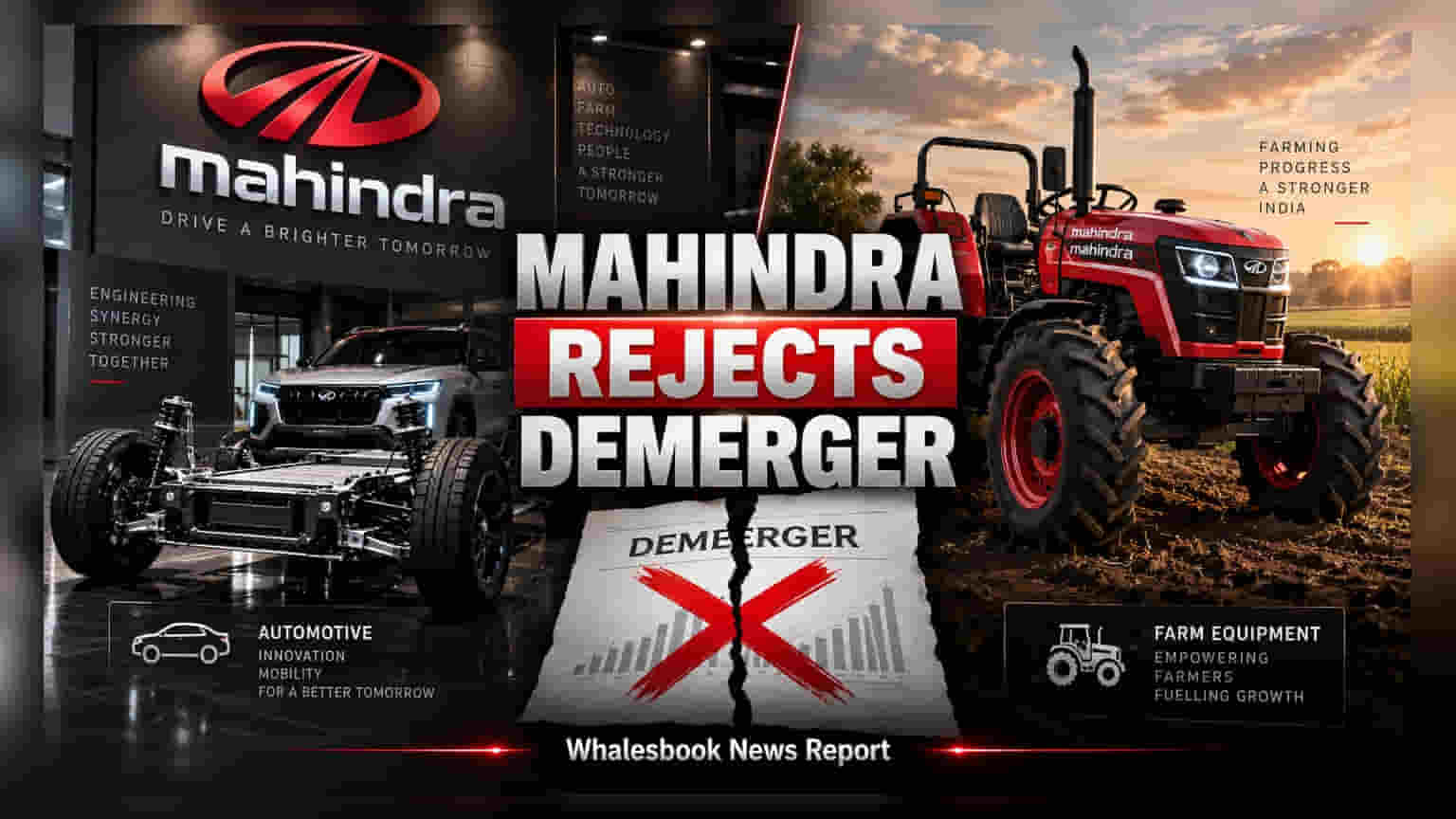 Mahindra & Mahindra Maintains Unified Structure for Auto and Tractor Biz