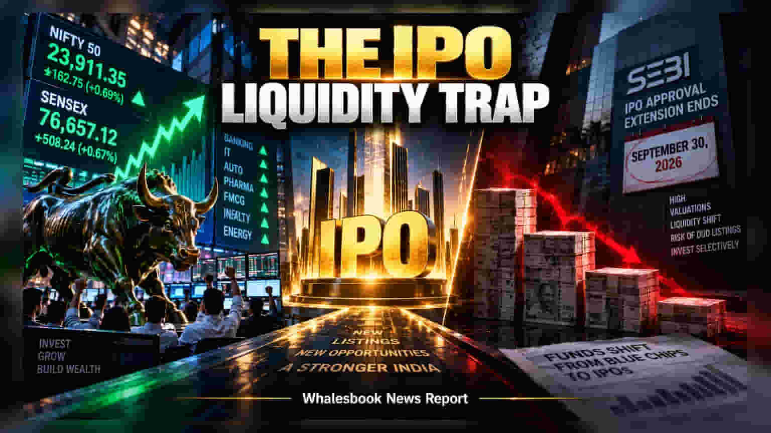 IPO ची तुफानी लाट: ऑगस्टमध्ये **₹२१,००० कोटींचे** निधी उभारणी, सेबीच्या डेडलाईनमुळे बाजारात गडबड