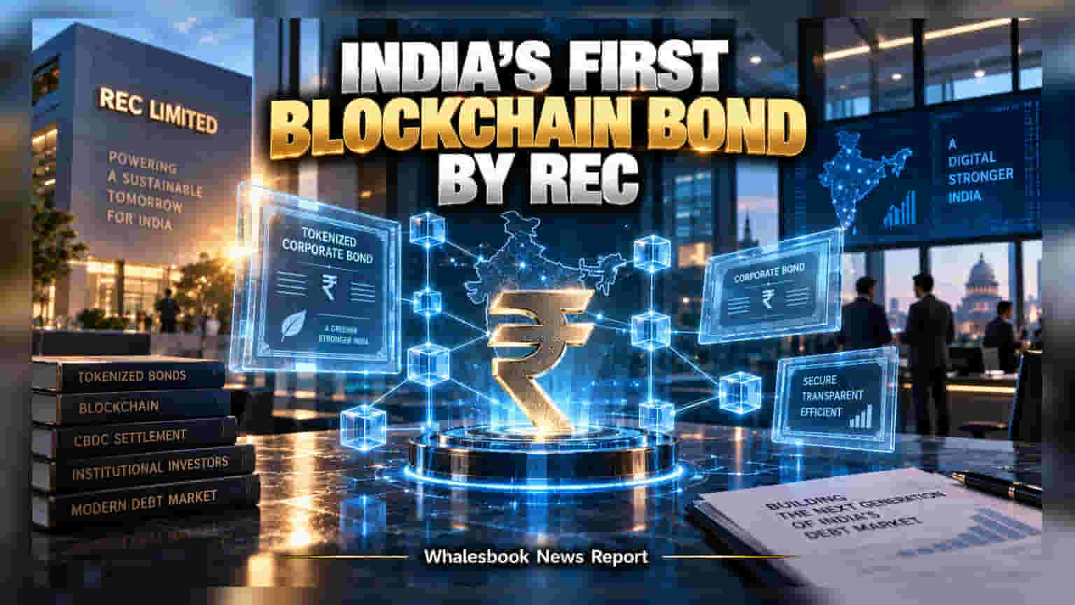REC चा मोठा निर्णय: भारताचे पहिले टोकनाइज्ड बाँड इश्यू, ₹500 कोटींचे लक्ष्य