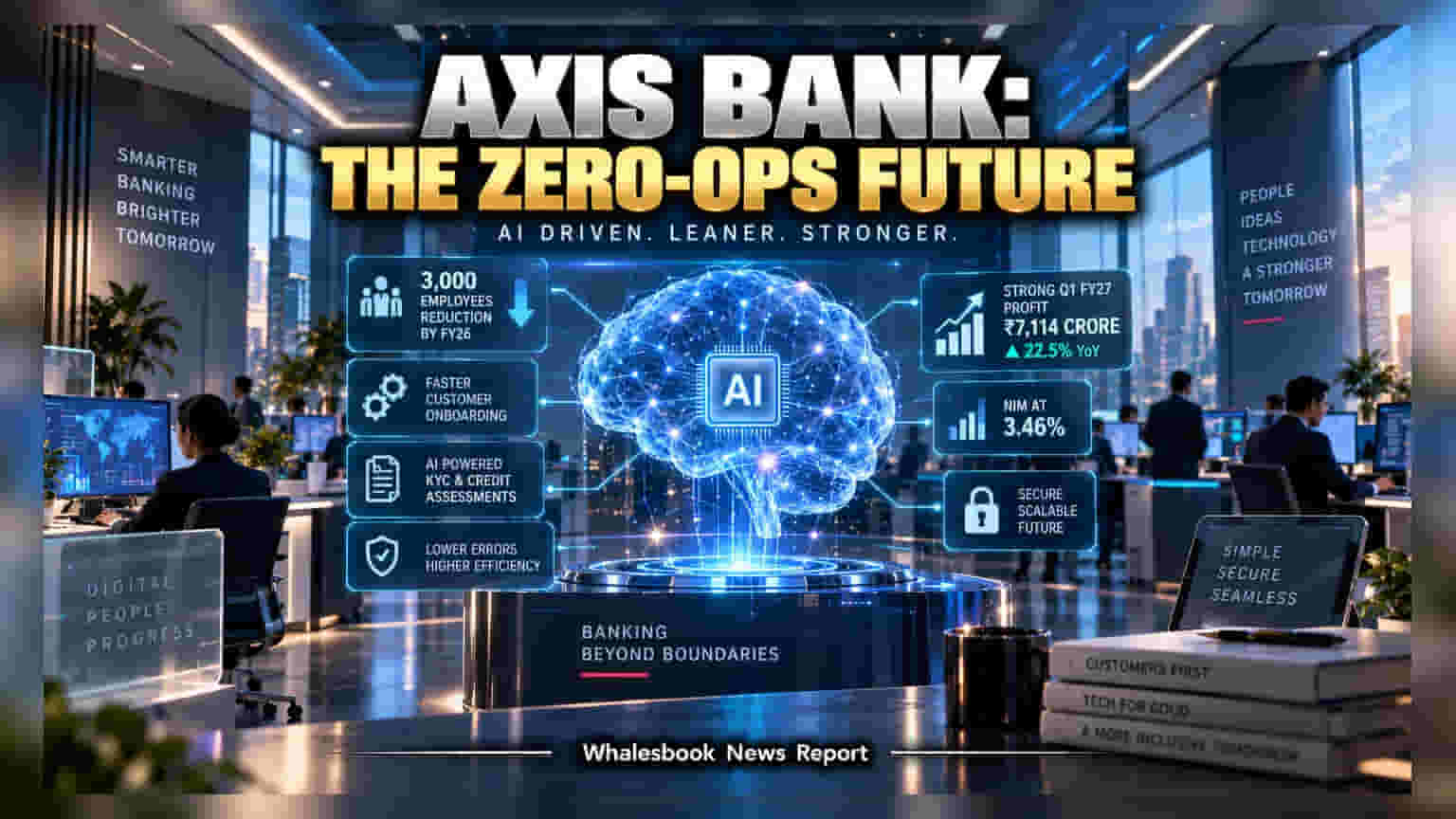 Axis Bank Pivots to 'Zero-Ops' AI Model, Plans 3,000 Job Cuts