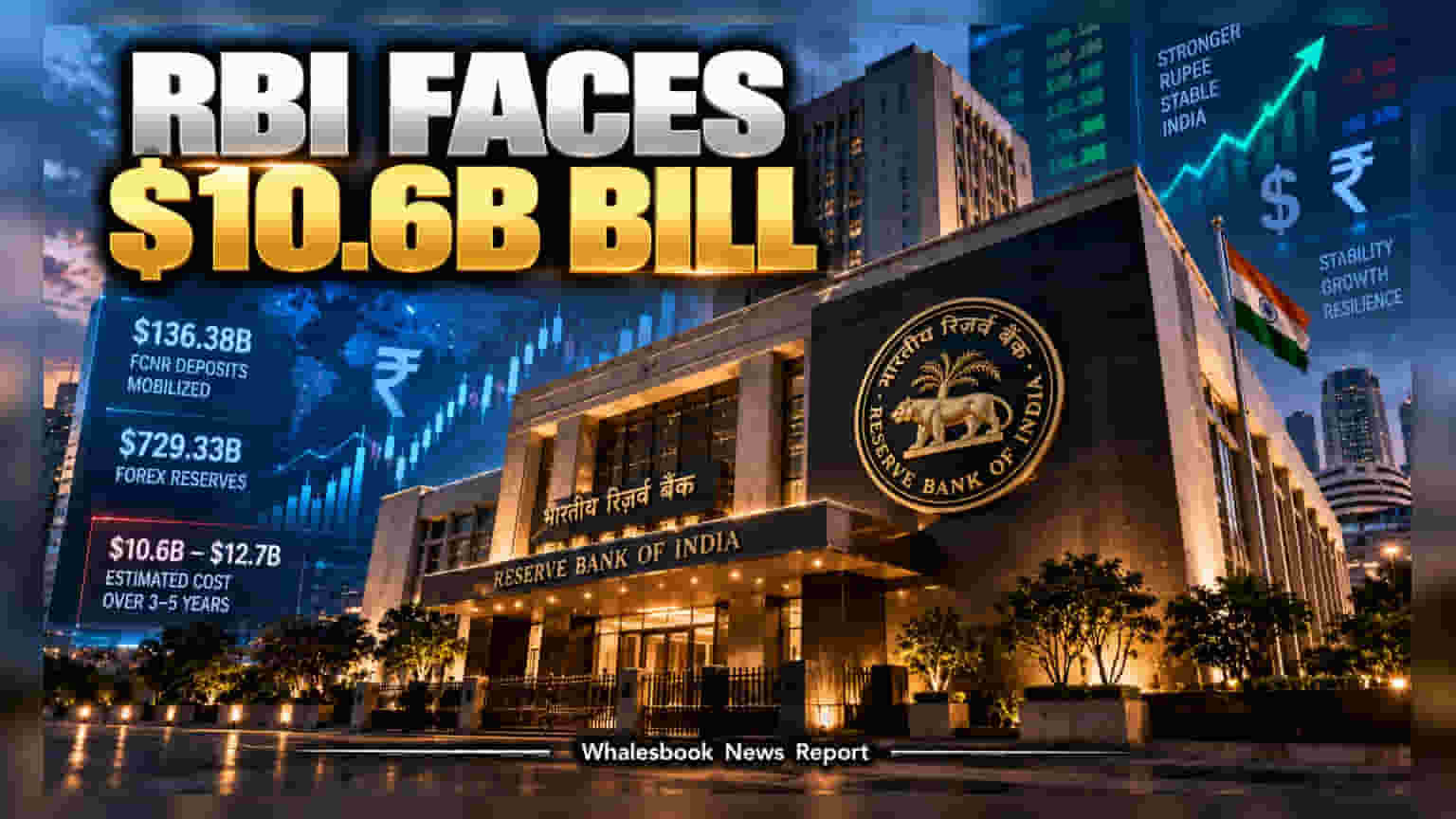 RBI Faces $12.7B Potential Cost After $136B Diaspora Inflow
