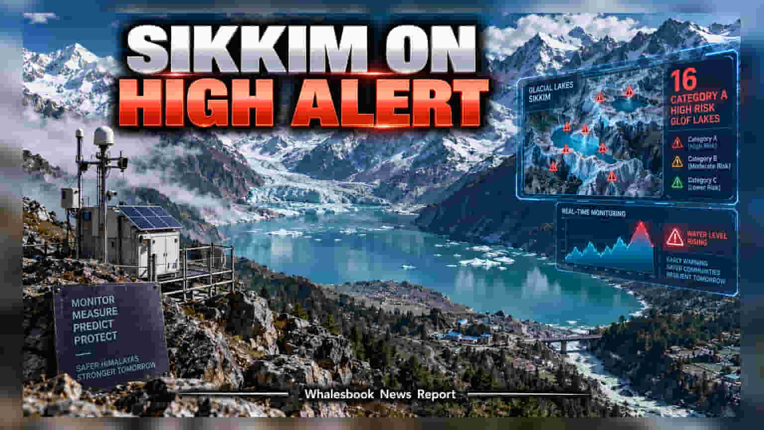 Sikkim Glacial Lakes: 16 झीलों पर मंडराया खतरा, हाइड्रोपावर प्रोजेक्ट्स की बढ़ेगी मुश्किल