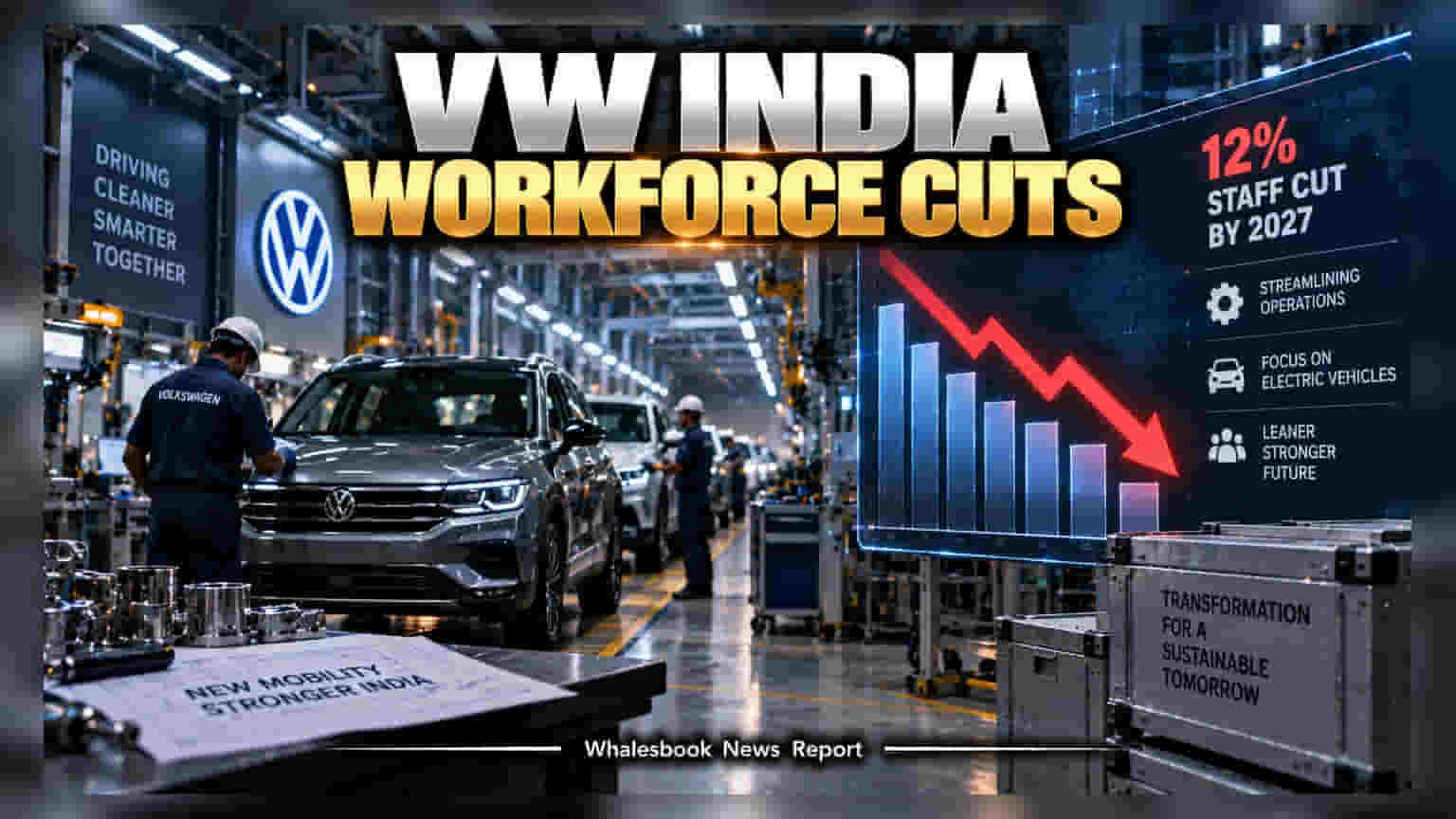 Volkswagen India To Cut 12% Of Staff Under Global Restructuring