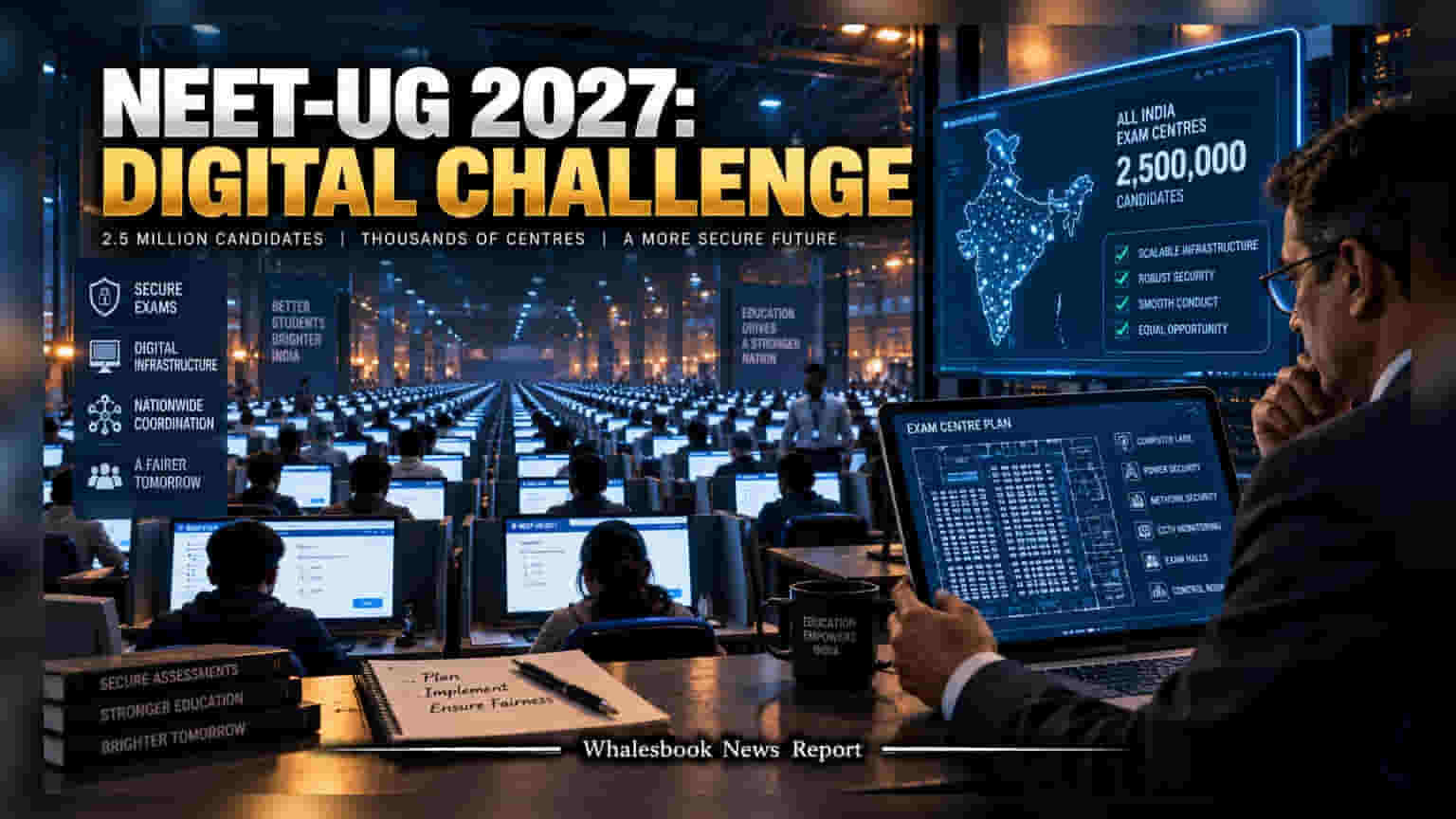 NEET-UG Exam Update: 2027થી NEET-UG થશે સંપૂર્ણ ડિજિટલ, **25 લાખ** વિદ્યાર્થીઓ માટે મોટો પડકાર
