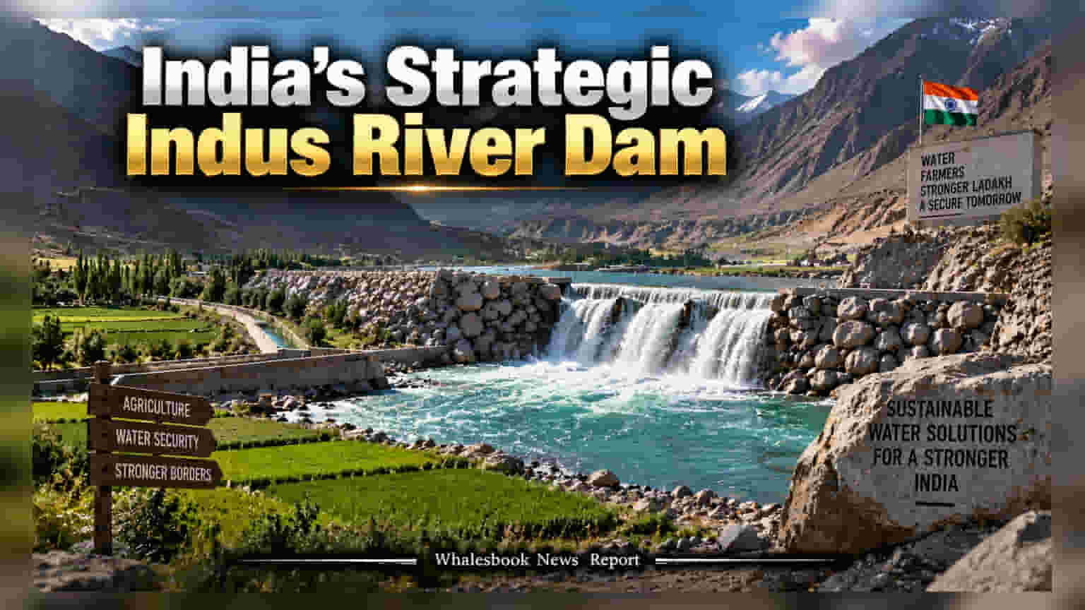 Indus Dam Project: लडाखमध्ये 'रॉक डॅम'चा यशस्वी प्रयोग, आता ३६ नवीन धरणांसाठी ५६ कोटींची योजना
