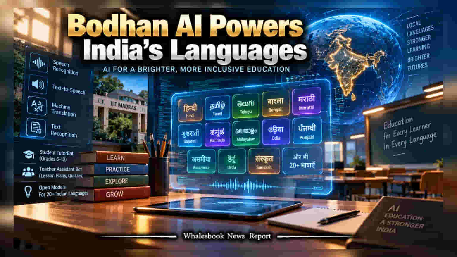 IIT Madras-Backed Bodhan AI: भारतीय शाळांसाठी स्वदेशी AI मॉडेल्सची एन्ट्री