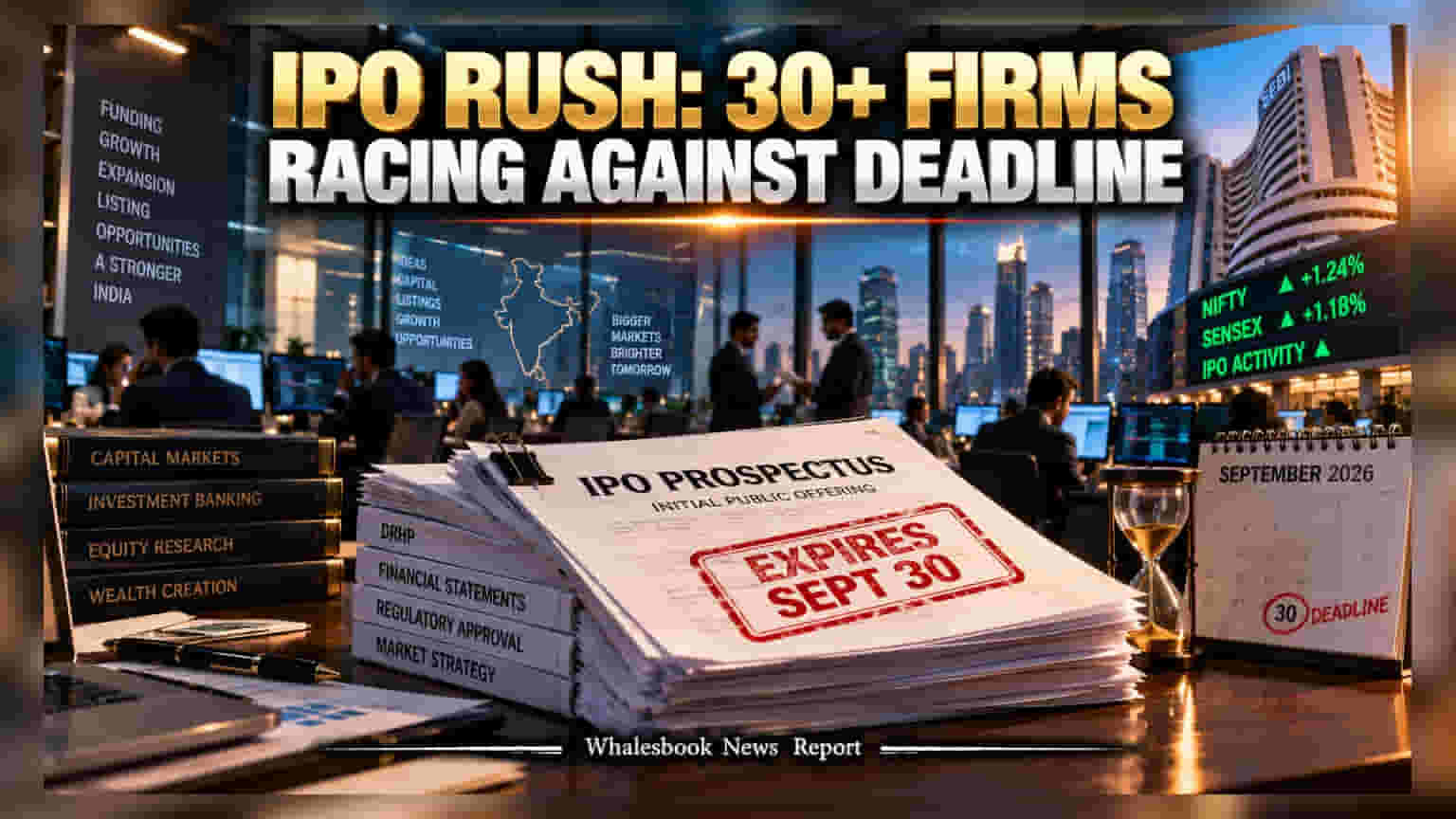 Indian IPOs: ३० हून अधिक कंपन्यांची घाई, ३० सप्टेंबरची डेडलाईन चुकल्यास होणार मोठे नुकसान