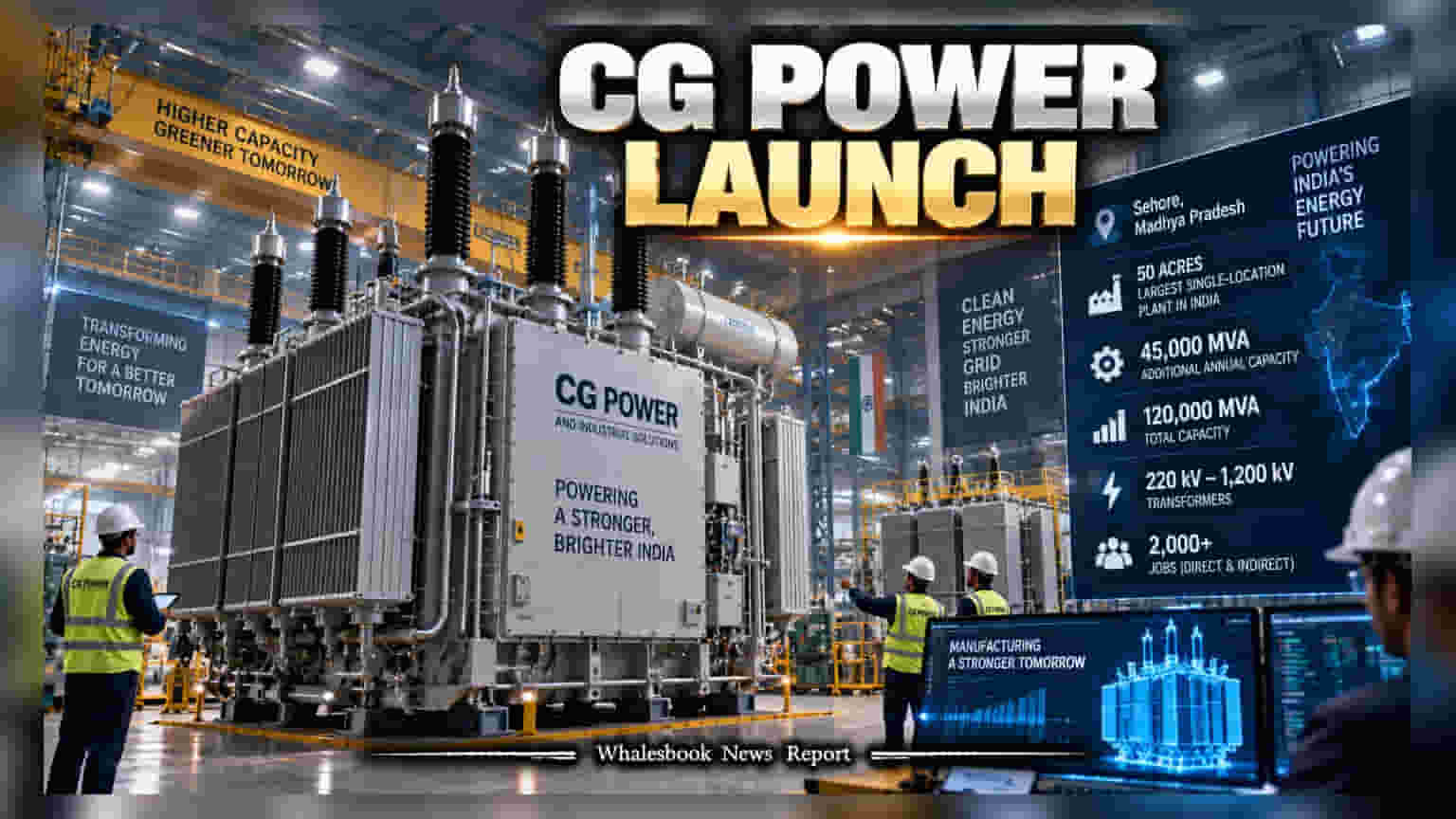 CG Power: मध्य प्रदेशात भारताचा सर्वात मोठा ट्रान्सफॉर्मर प्रकल्प सुरू, गुंतवणूकदारांसाठी मोठी अपडेट