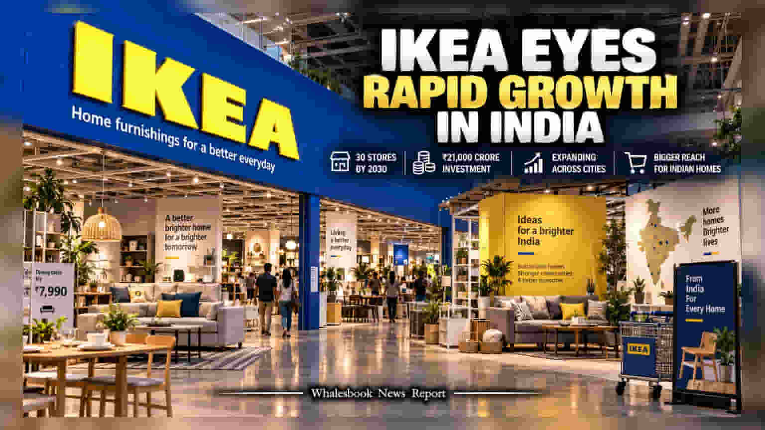 IKEA Targets 30 Stores In India By 2030 With ₹21,000 Crore Plan