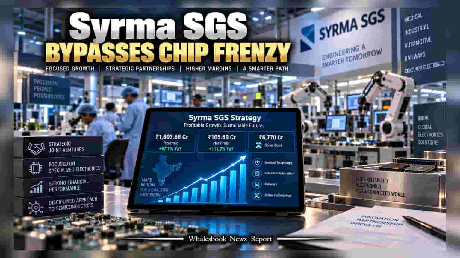 Syrma SGS వ్యూహం: సెమీకండక్టర్లపై ఆసక్తి లేదు.. హై-మార్జిన్ రంగాలపైనే ఫోకస్!