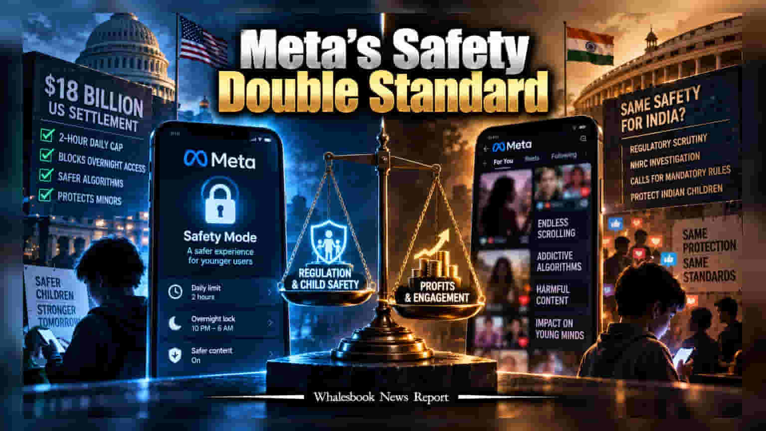 Meta's $18B US Safety Pact: ਭਾਰਤ ਵਿੱਚ ਵੀ ਸਖ਼ਤ ਕਾਨੂੰਨਾਂ ਦੀ ਮੰਗ, Meta ਦੀਆਂ ਵਧ ਸਕਦੀਆਂ ਨੇ ਮੁਸ਼ਕਿਲਾਂ