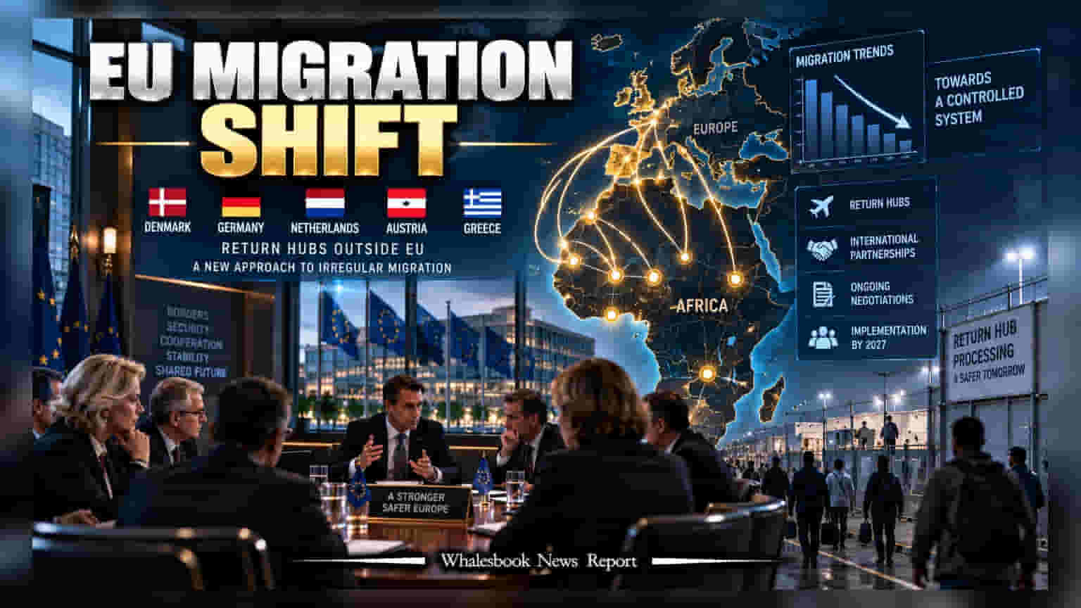 Denmark, Germany, Others Plan Offshore Return Hubs for Asylum Seekers