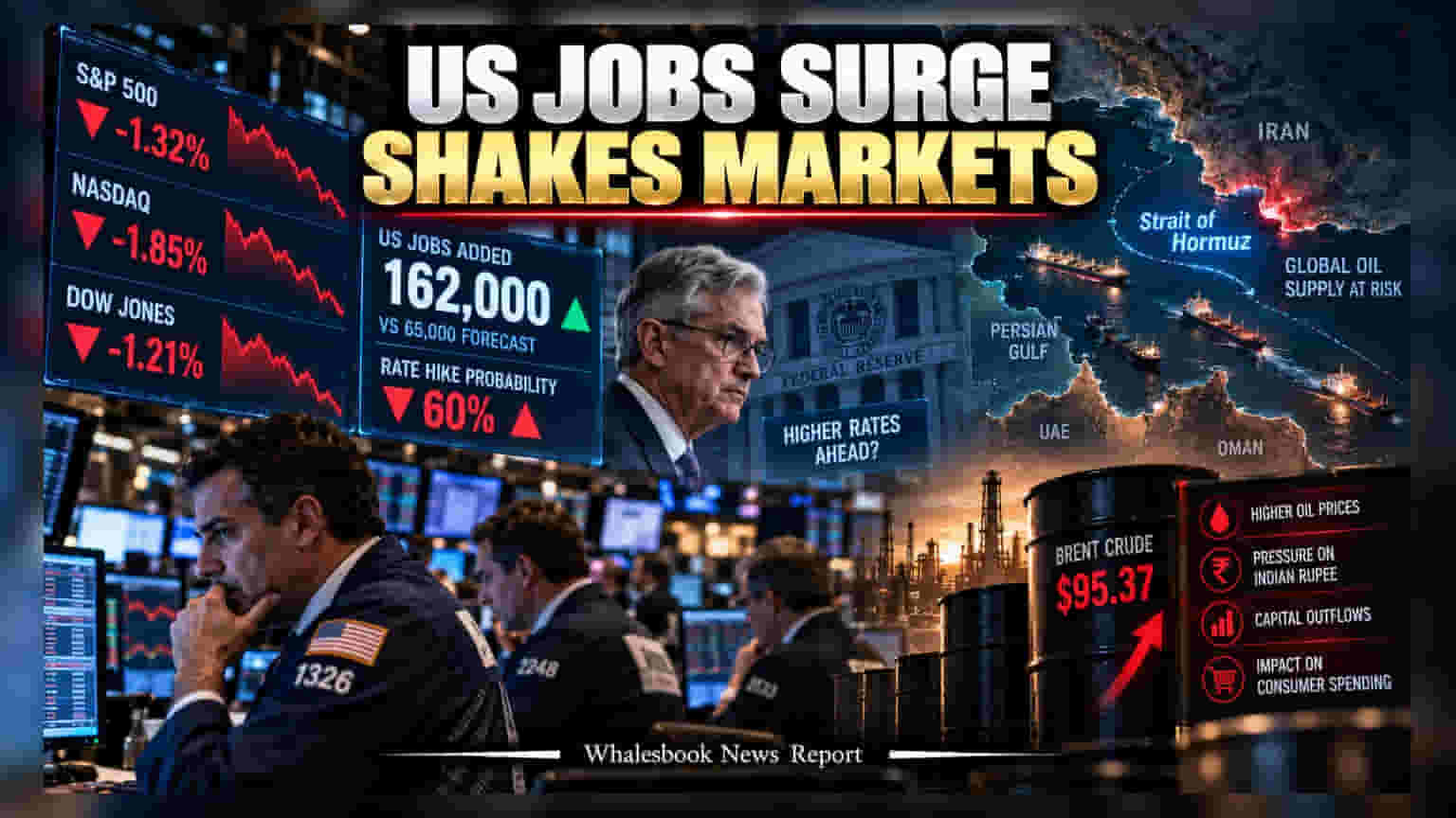 US Jobs Data: અમેરિકામાં નોકરીઓના આંકડા વધતા Fed ના વ્યાજદરમાં વધારાની શક્યતા, ભારત માટે શું છે જોખમ?