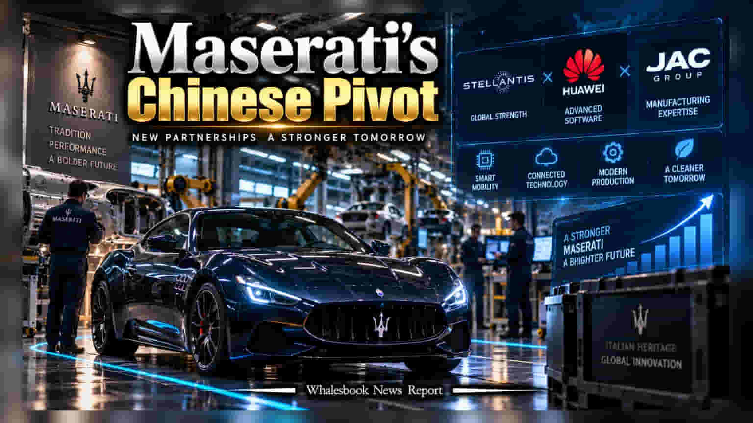 Maserati ને બેઠી કરવા માટે Stellantis ની મોટી તૈયારી, Huawei અને JAC Group સાથે હાથ મિલાવશે