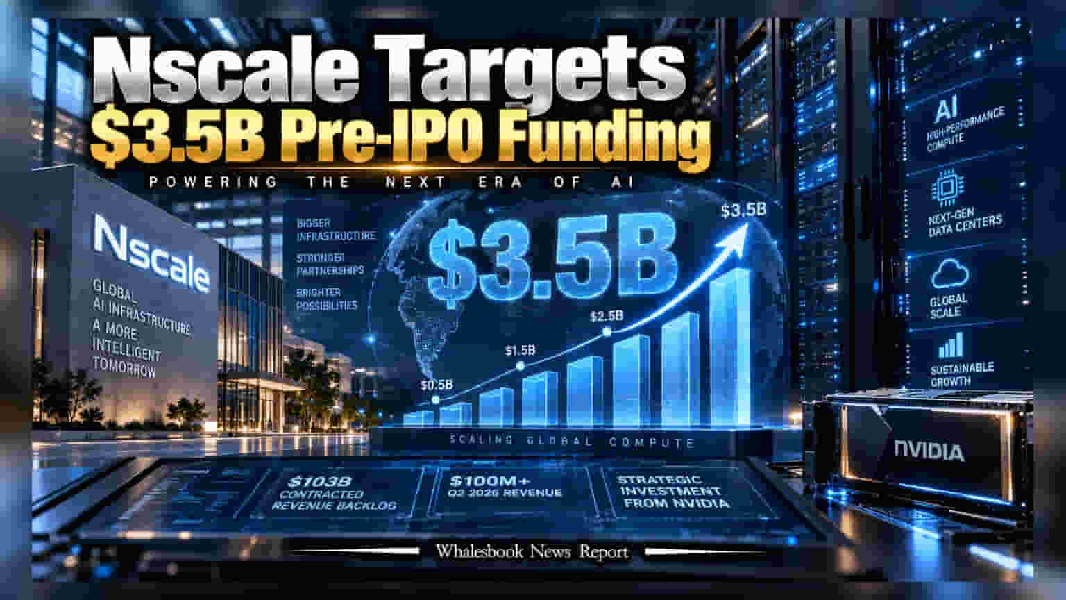 Nscale Pre-IPO Round: Nvidia ਦੇ ਸਹਿਯੋਗ ਨਾਲ **$3.5 ਬਿਲੀਅਨ** ਜੁਟਾਉਣ ਦੀ ਤਿਆਰੀ