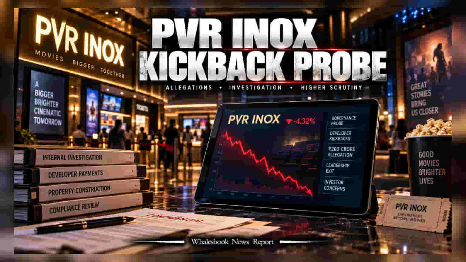 PVR INOX मध्ये मोठा घोटाळा? माजी एक्झिक्युटिव्हच्या राजीनाम्यानंतर **₹200 कोटींच्या** 'किकबॅक'ची चौकशी सुरू