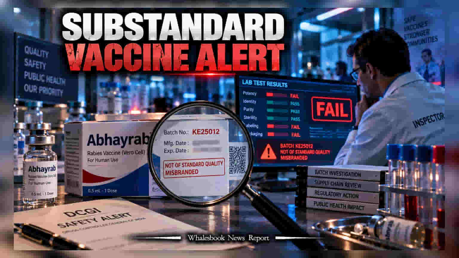 Indian Regulator Flags Substandard Abhayrab Vaccine Batch