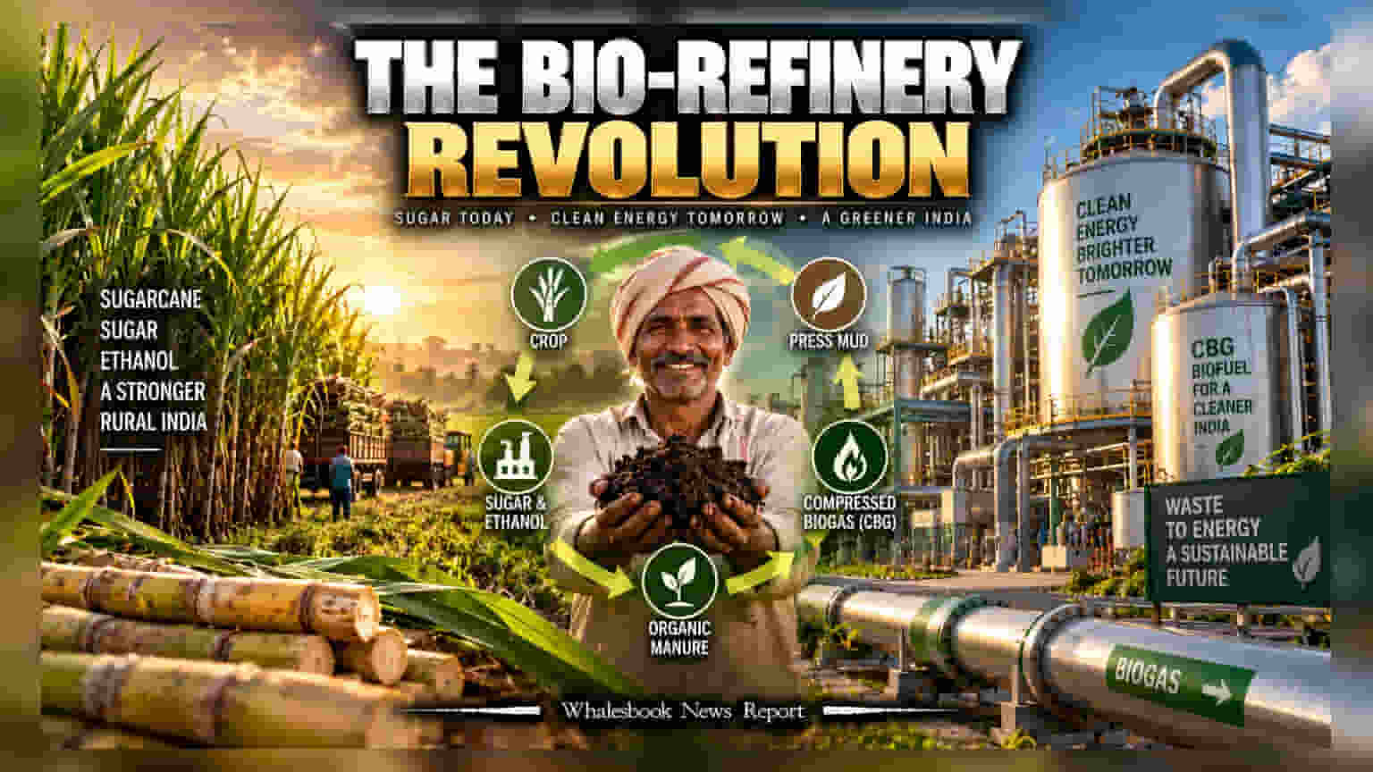 Indian Sugar Mills Shift to Biogas to Stabilize Earnings
