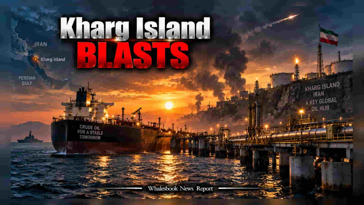 Unconfirmed Explosions Reported Near Iran’s Kharg Oil Terminal