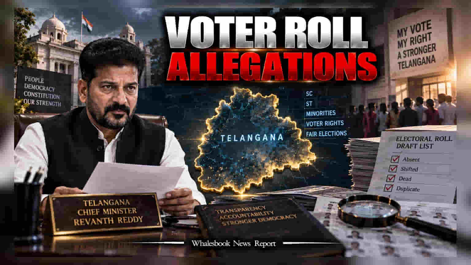Telangana CM Alleges Voter List Manipulation in Revision