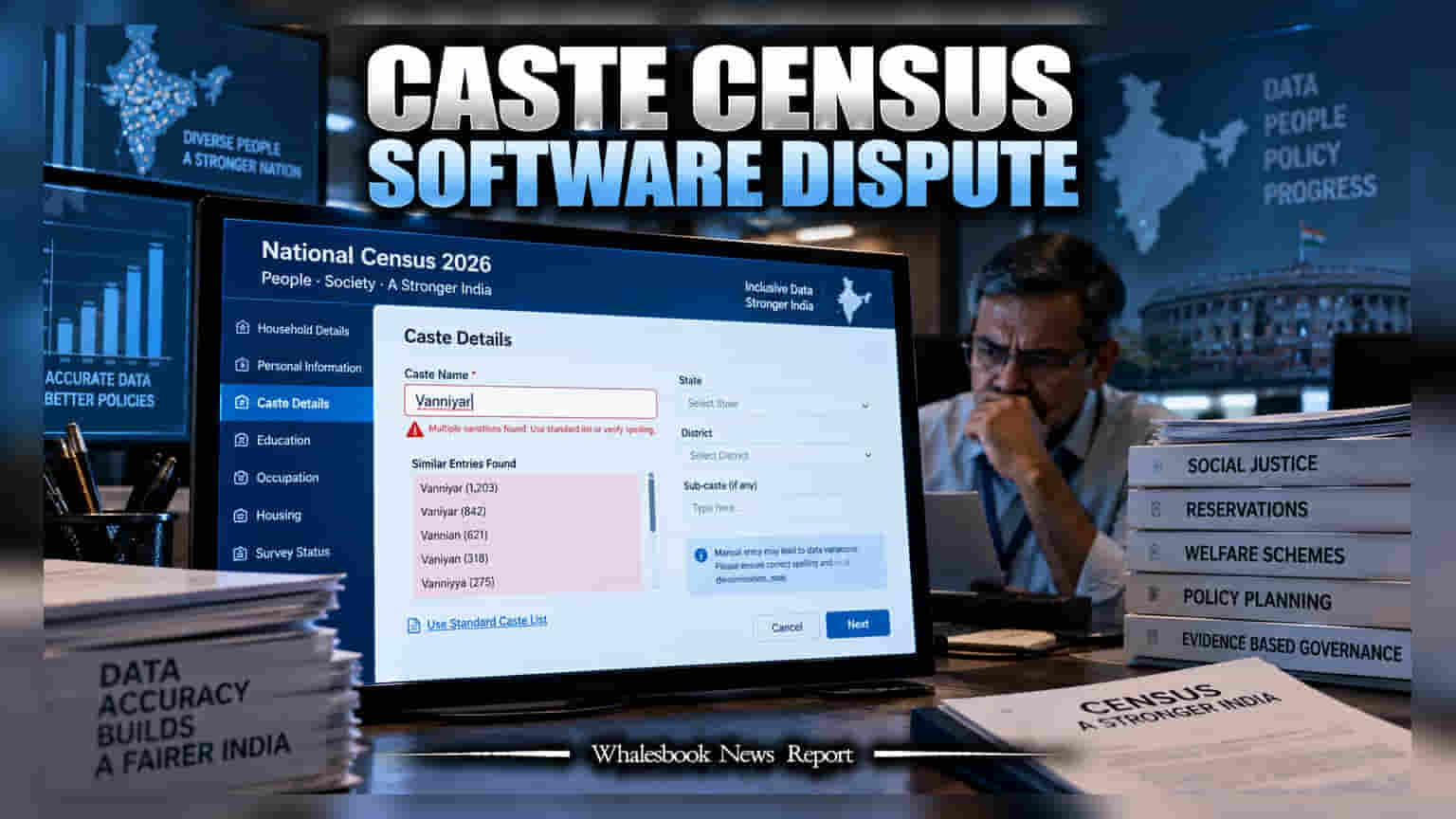 Caste Census: NDA સાથી પક્ષ PMK નો સરકારની મેન્યુઅલ પદ્ધતિનો વિરોધ, ડેટામાં ભૂલની આશંકા