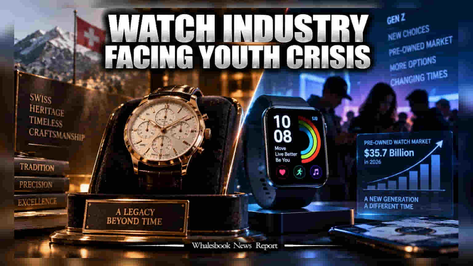 Swiss Watch Industry Pivots as Gen Z and Asian Rivals Redefine Luxury