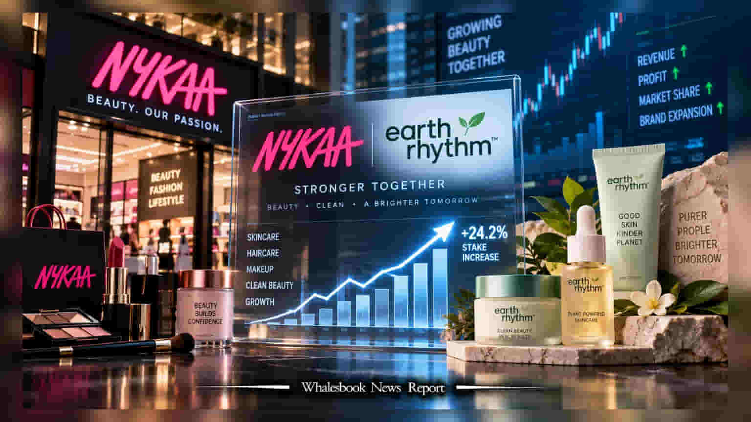 Nykaa Increases Stake in Clean Beauty Brand Earth Rhythm