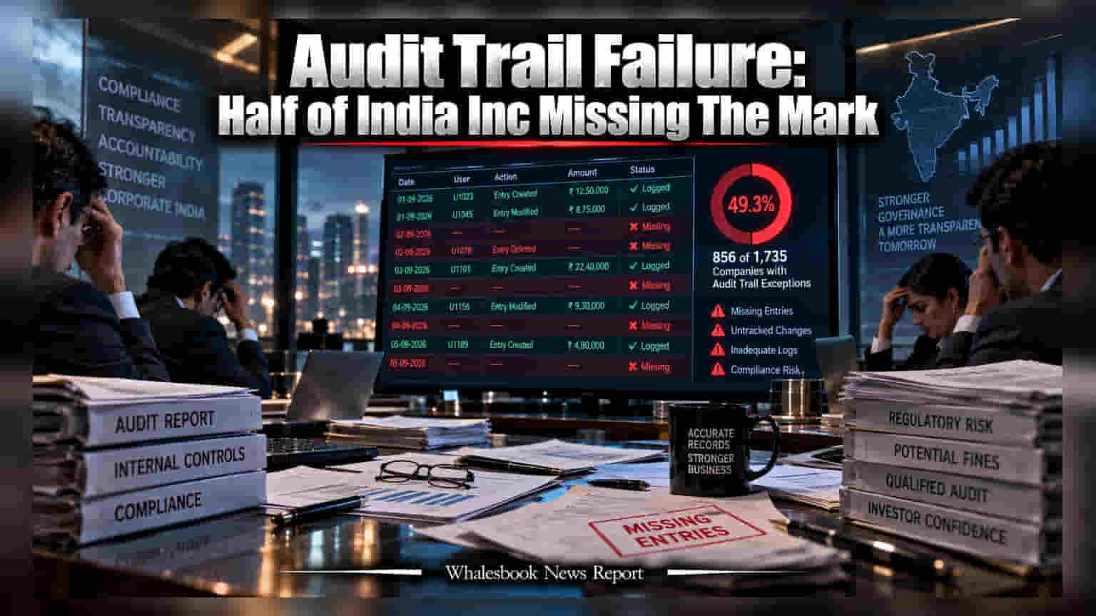 49% of Indian Firms Fail Mandatory Audit Trail Compliance