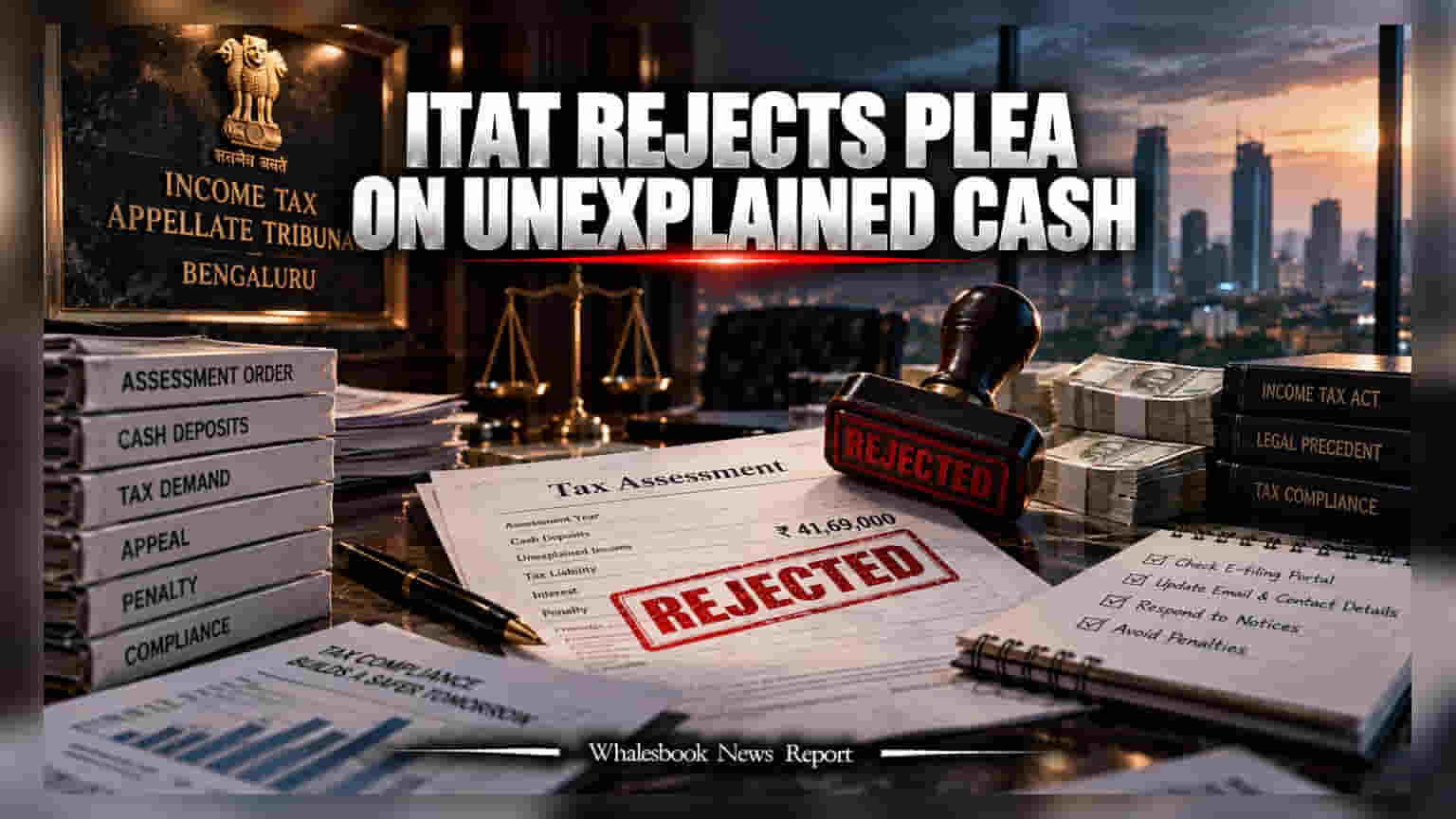 ITAT Rejects Appeal on Rs 41 Lakh Unexplained Cash