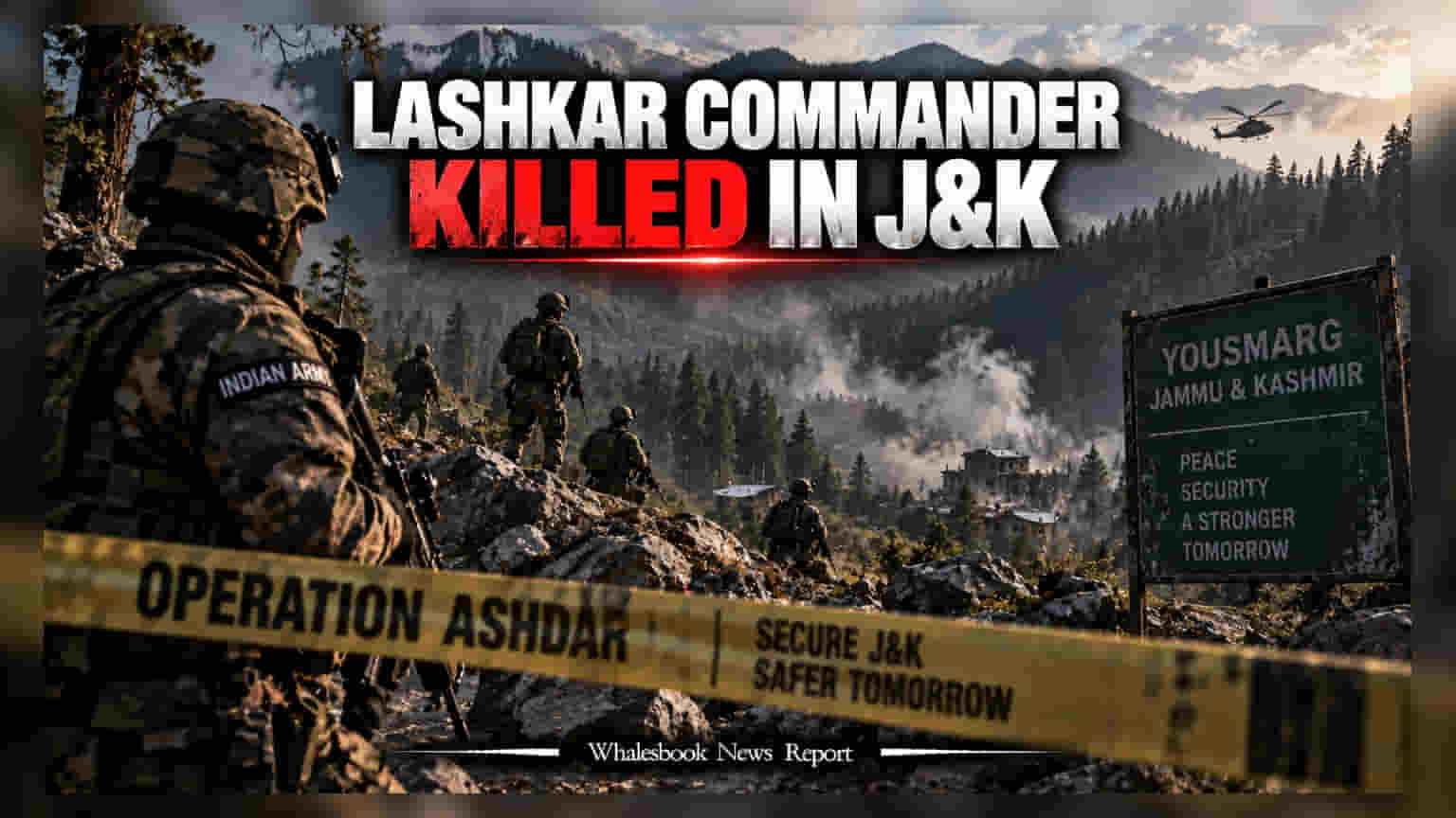 Jammu and Kashmir: આતંકી સંગઠન LeT ના ટોપ કમાન્ડર યાસીરનો ખાતમો, સુરક્ષા દળોને મળી મોટી સફળતા