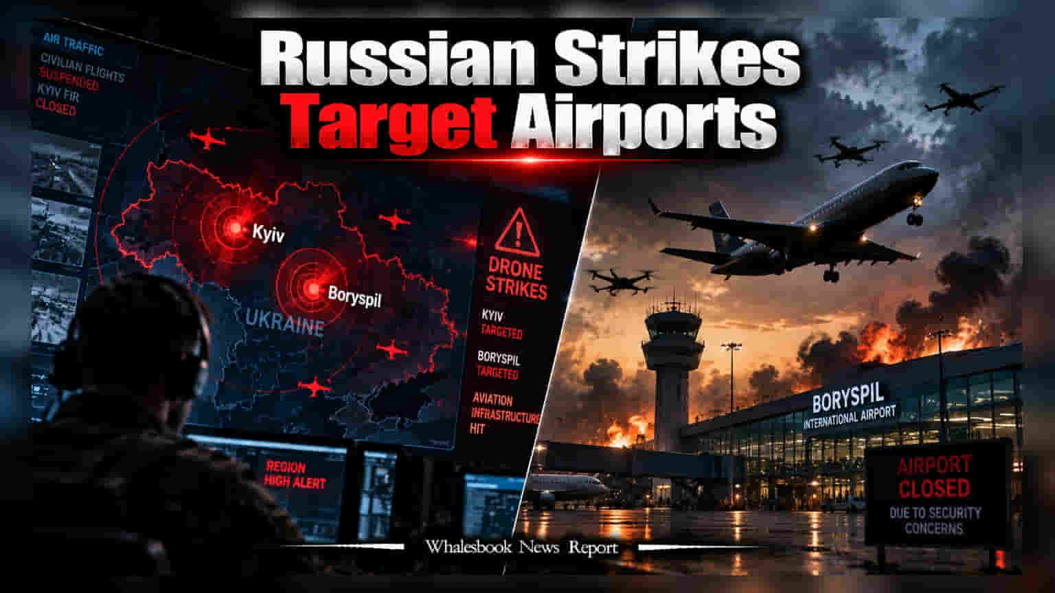 Russia Targets Kyiv Airports Ahead of US Peace Mission