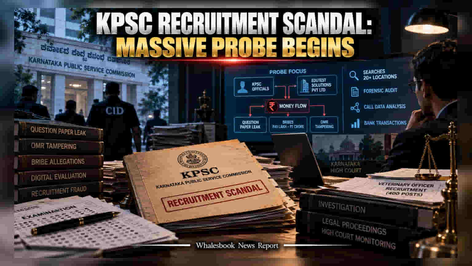 KPSC Recruitment Scam: ED Expands Probe to Service Provider Edutest