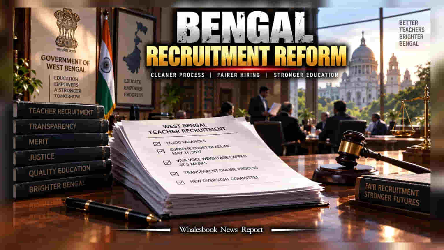 West Bengal Teacher Recruitment: भर्ती प्रक्रिया में बड़ा बदलाव, सुप्रीम कोर्ट की डेडलाइन के बीच 26,000 पदों पर होगी बहाली