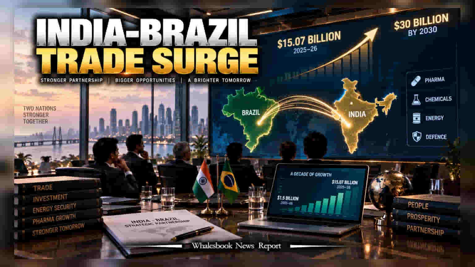 India-Brazil Trade: భారీగా పెరిగిన వాణిజ్యం.. భారత్కు $1 బిలియన్ ట్రేడ్ డెఫిసిట్