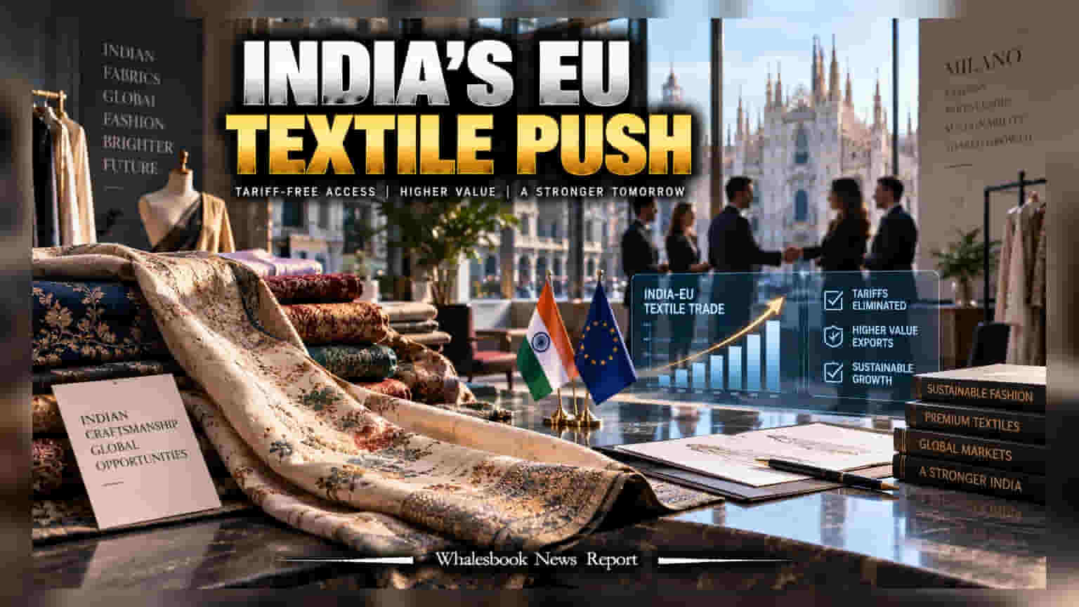 Indian Textile Industry: EU Free Trade Agreement से भारतीय टेक्सटाइल कंपनियों की चमकेगी किस्मत!