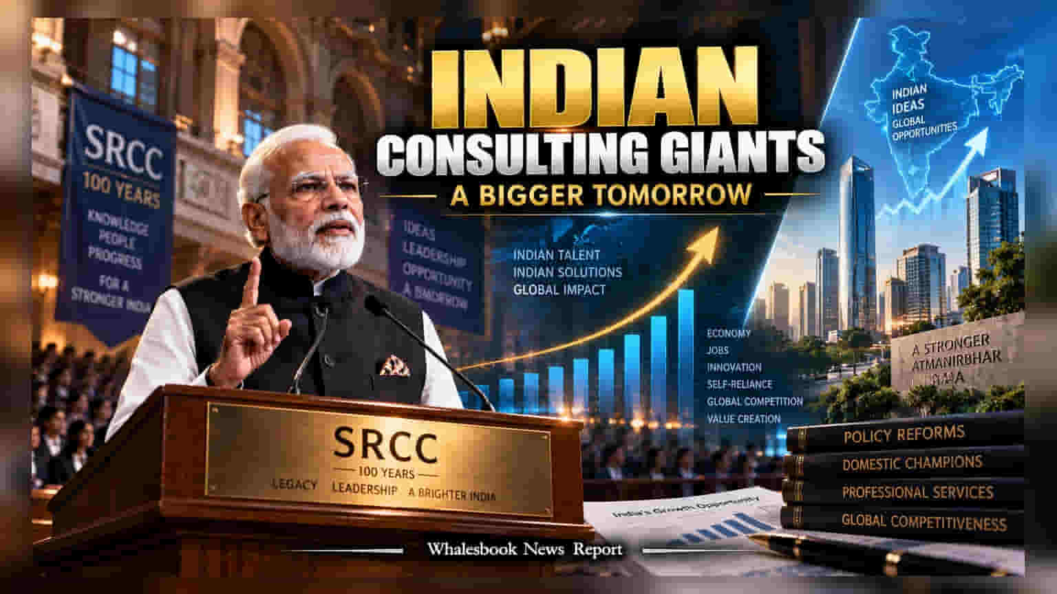 PM Modi Challenges India to Build Domestic 'Big Four' Consulting Giants