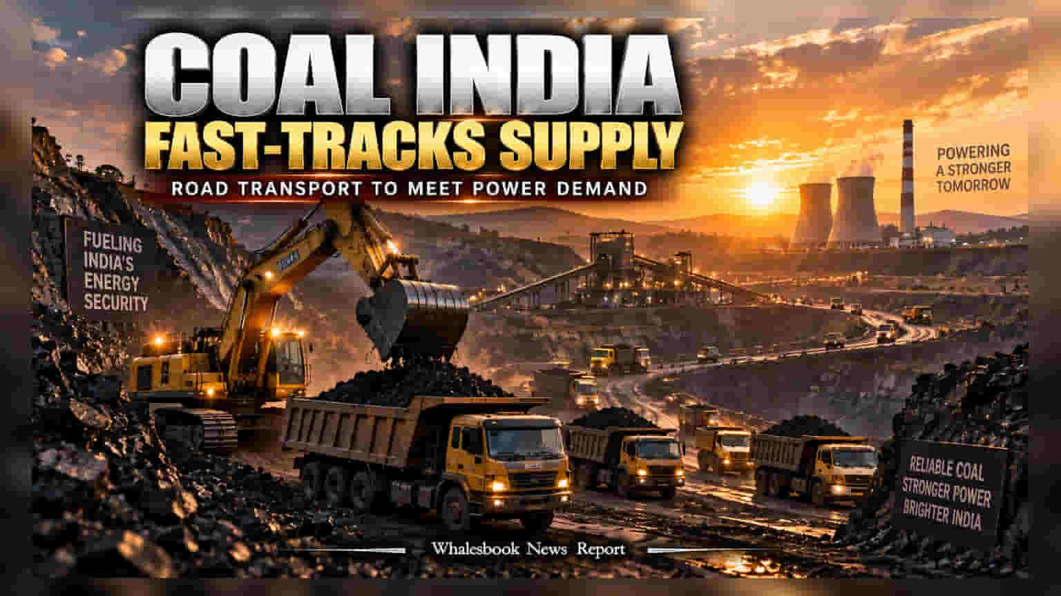 Coal India Pivots to Road Logistics as Power Plant Stocks Dip
