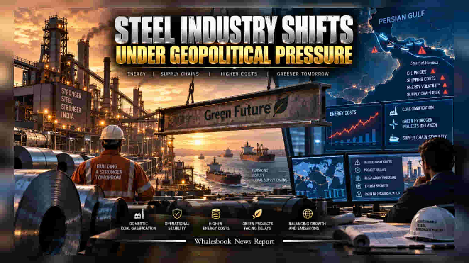 Steel Industry: પર્શિયન ગલ્ફમાં તણાવને કારણે સ્ટીલ સેક્ટરમાં મોટો બદલાવ, કંપનીઓ ગ્રીન એનર્જીને બદલે આ પ્લાન પર ધ્યાન કેન્દ્રિત કરશે