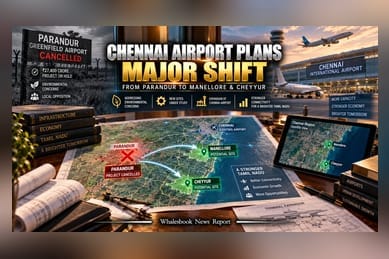TN Shifts Chennai Airport Plan to Manellore, Cheyyur