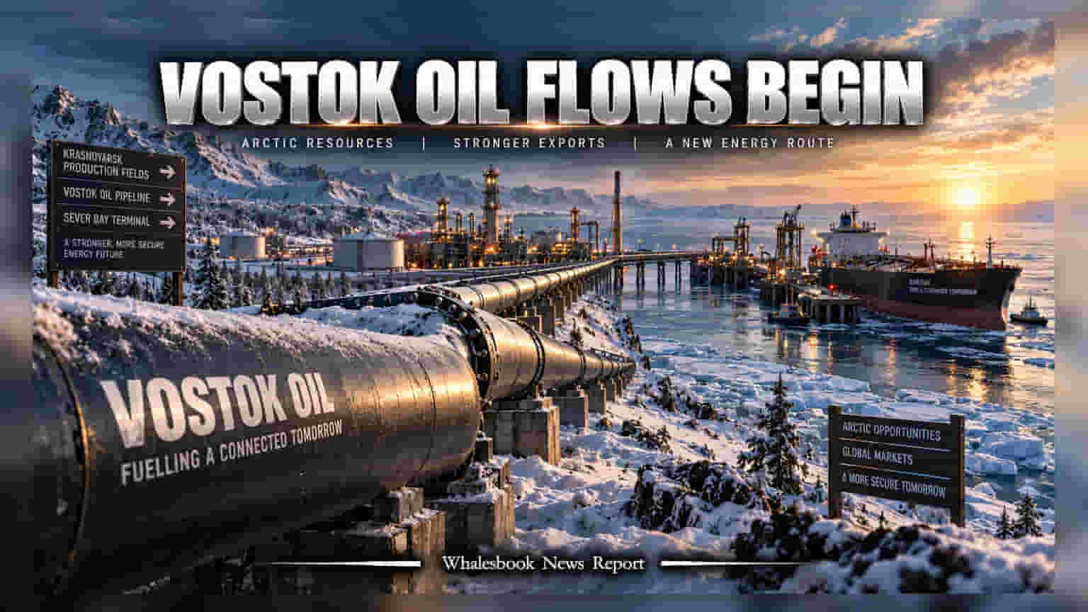 Rosneft ਦਾ ਵੱਡਾ ਕਦਮ: Vostok Oil ਪਾਈਪਲਾਈਨ ਰਾਹੀਂ ਤੇਲ ਦੀ ਸਪਲਾਈ ਸ਼ੁਰੂ
