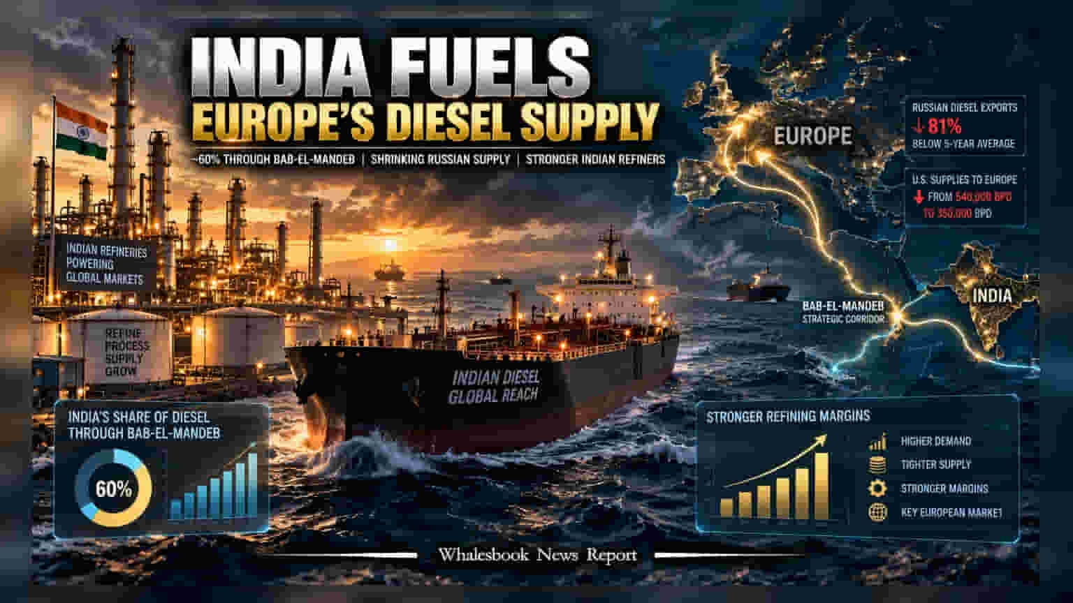 India Becomes Europe’s Top Diesel Source: युरोपची ऊर्जेची भूक शमवण्यासाठी भारत सज्ज, रिफायनरी शेअर्ससाठी काय आहेत संकेत?