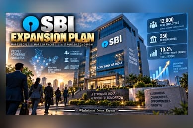 SBI Plans 12,000 Hires, 250 Branches; Eyes NSE IPO Stake Sale