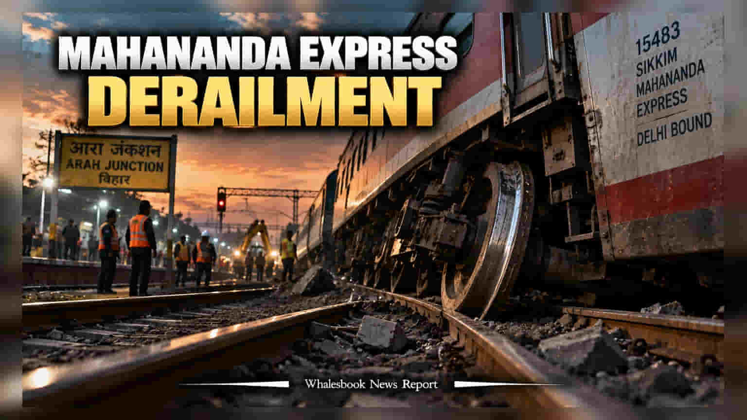 Sikkim Mahananda Express: બિહારના આરા પાસે ટ્રેન પાટા પરથી ઉતરી, જાણો શું છે સ્થિતિ